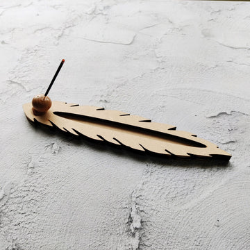 Feather Incense Stick Holder